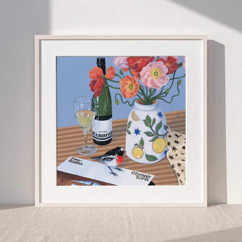 Afternoon Reverie - Limited Edition Fine Art Print - white frame