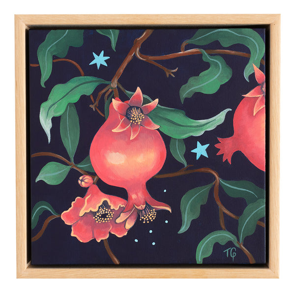 Original Artwork - Playful Pomegranates