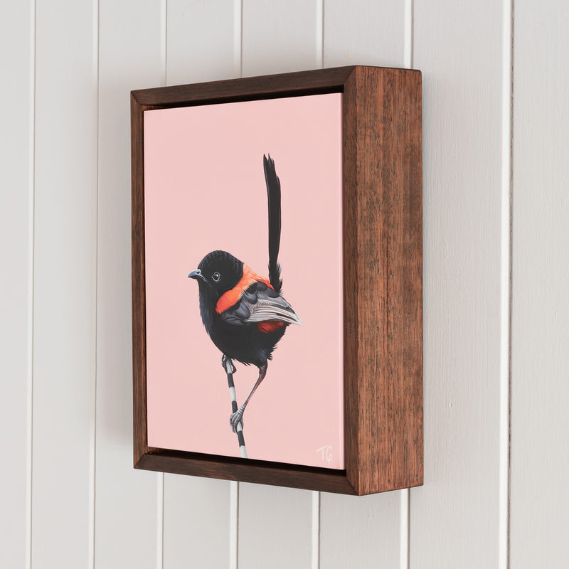 Original Artwork - 'The Wren & His Jazzy, Red Waistcoat