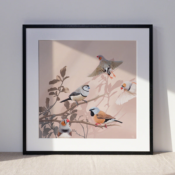 Limited Edition Print - 'You're The Fanciest Finch I Know'