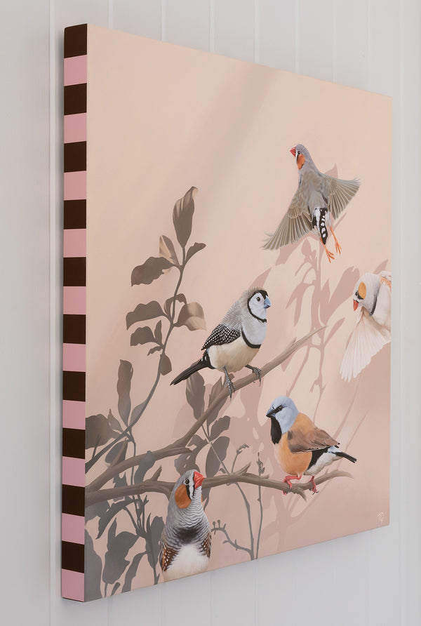 Original Artwork - 'You're The Fanciest Finch I Know'